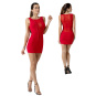 Patrice Catanzaro OPHELIA Lycra Mini Kleid rot L
