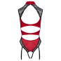 Cottelli Body rot mit schwarzer Spitze S