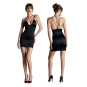 Maison Close French Kiss - Kleid Spaghettiträger schwarz 