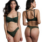 Marlies Dekkers Rhapsody Balconette BH schwarz grün leopard 