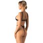 Obsessive Body ouvert Dame Controle schwarz 