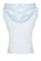 Regnes Fetish Planet Kapuzen Netz T-Shirt weiss 