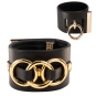 Asche & Gold Beatrice II Armband Cuff schwarz/gold 