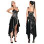 Catanzaro Eiffel Serre-Taille Corsage schwarz-silber 
