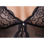Cottelli Stringbody schwarz ouvert 