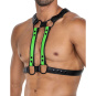 Cut4Men Harness neon grün variabel 