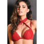 LUXXA Kepi Collier Harness rot 