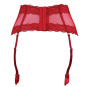 LUXXA Kepi Strapsgürtel breit rot L
