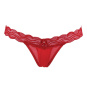 LUXXA Kepi Fendu String ouvert rot M