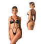 Obsessive Body ouvert Dame Controle schwarz 
