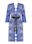 Obsessive Cobaltess Peignoir Kimono blaue Spitze S/M