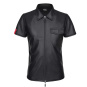 Regnes Fetish Planet Emilio Polo Shirt Wetlook mit Brusttasche 