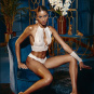 Bracli Sydney SINGLE Perlenstring creme 