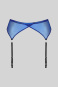 Maison Close Strapshalter Blue Angel Metallic Blau 