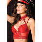 LUXXA Kepi Collier Harness rot 
