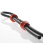Malesation Grip Double - Penisring schwarz/rot 