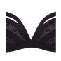 Marlies Dekkers wing power Push up BH - black lace grey 