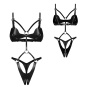 Obsessive Body ouvert Dame Controle schwarz 
