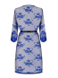 Obsessive Cobaltess Peignoir Kimono blaue Spitze L/XL