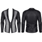 Regnes Fetish Planet transparente Jacke Daniele schwarz 