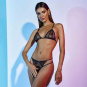 Bracli Manhattan Crossed Bra - schwarz M