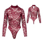 Cottelli Spitzenbody weinrot 