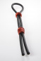 Malesation Grip Double - Penisring schwarz/rot 