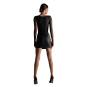 Maison Close Mini Strapskleid mit Bändern schwarz 