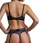 Marlies Dekkers Peekaboo Balconette BH schwarz purple leopard 