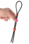 Malesation Grip Double - Penisring schwarz/rot 