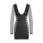 Maison Close Mini Strapskleid mit Bändern schwarz 