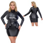 Cottelli Bondage Plus Mini Kleid schwarz XL